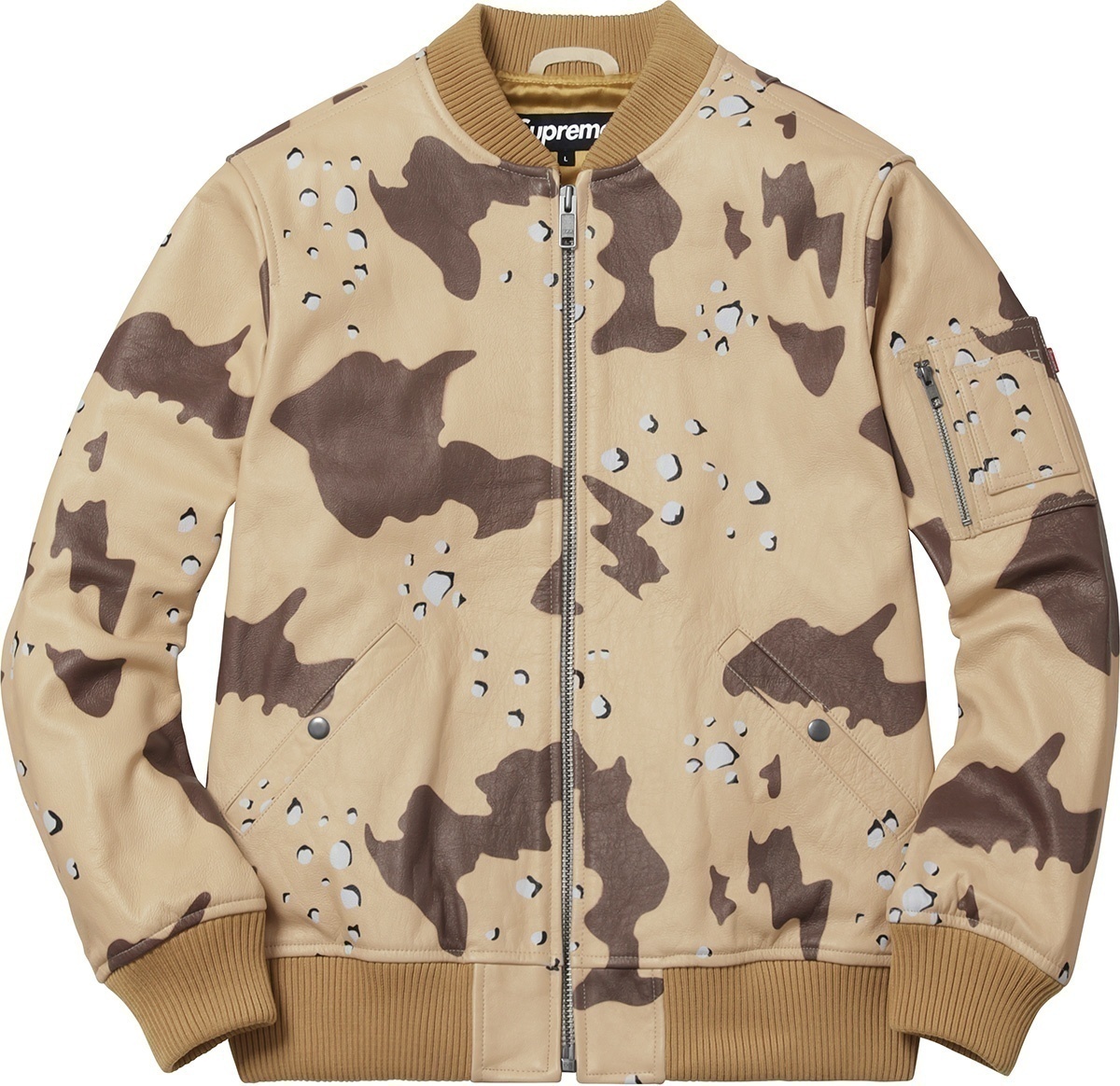 Leather MA-1 Jacket